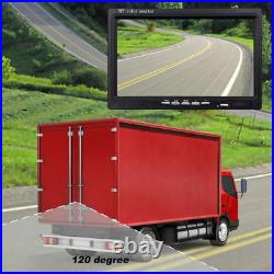 7 Monitor Wireless Rear View +Reversing Camera Night Vision Kit Bus Truck RV
