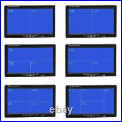 7 Quad Monitor Split Screen Reversing 3 Camera IR CCD 4PIN Kit Truck 24V/12V