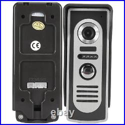 7in Video Intercom System Wired Video Door Phone Doorbell Kit IR Night Vision