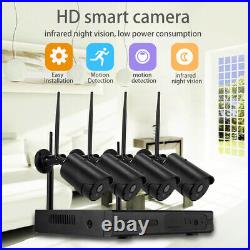 8CH 1080P NVR CCTV Camera Home Security System Kit IR Outdoor Night Vision WiFi
