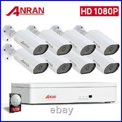 8CH AHD DVR CCTV IP Camera Home Security Camera System Outdoor Kit Night Vision