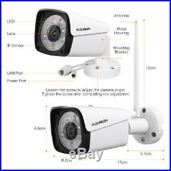8CH CCTV 1080P NVR 3000TVL Wireless WIFI IP Camera Security System Kit +1TB HDD