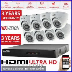 8CH CCTV Hikvision Turbo HD DVR & 1080P 2.4MP NightVision HD Camera Security Kit