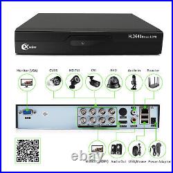 8CH DVR Recorder+4 Outdoor Color Night Vision Camera+1TB Hard Drive Security Kit