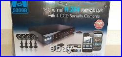 8CH Network DVR CCTV Camera Home Security System Kit IR Outdoor Night Vision