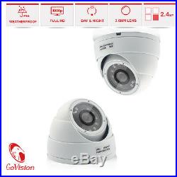 8Channel Home CCTV HD 2.4MP 1080P Night Vision Surveillance Security Cameras Kit
