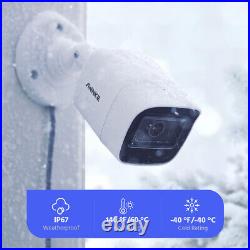 8MP ANNKE CCTV System 8CH H. 265+ DVR Night Vision Camera AI Human Detection Kit