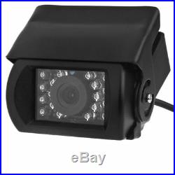 9 Quad Monitor DVR Video Recorder 32GB 4 x Camera Truck Backup CCD Camera Kit