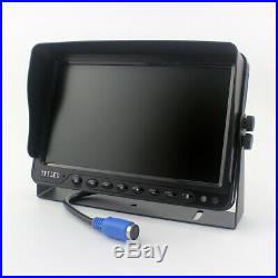 9 Rear View Monitor DVR 4 Camera Backup System Trailer RV Side View Safety Kit