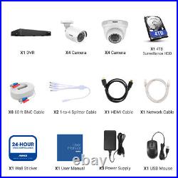 ANNKE 1080P CCTV Camera System 8CH 5MP Lite H. 265+ DVR Night Vision Security Kit