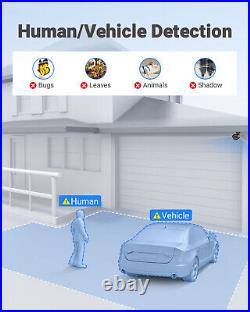 ANNKE 1080P CCTV Camera System 8CH DVR Color Night Vision AI Human Detection Kit