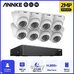 ANNKE 1080P CCTV System 1080p Outdoor Security Camera 8CH 5MP Lite Video DVR Kit