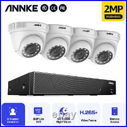 ANNKE 2MP CCTV Camera System 5MP Lite 8CH DVR Outdoor Security Night Vision Kit