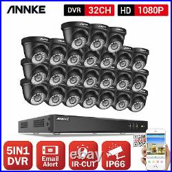 ANNKE 3000TVL 32CH CCTV Camera System 5IN1 Video DVR Night Vision Security Kit