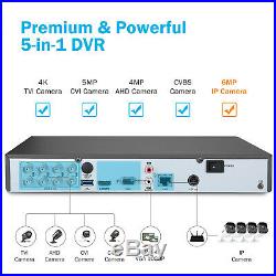 ANNKE 4K 8MP H. 265+ 5IN1 DVR 5MP Vivid HD CCTV Camera Home Security Kit 1TB UK