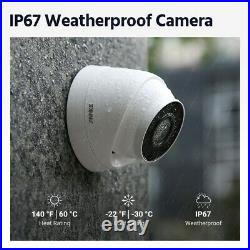 ANNKE 4K Video 8MP CCTV PoE System 8/16CH NVR Audio Camera Surveillance Kit IP67