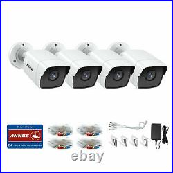 ANNKE 4pcs HD 5MP CCTV Outdoor Camera for Home Surveillance Security System Kit