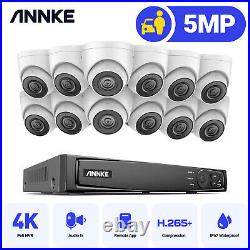 ANNKE 5MP 16CH POE CCTV Security System Audio Mic Camera Kit Night Vision Home