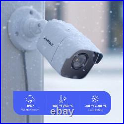 ANNKE 5MP CCTV Camera System 4K 8CH H. 265+ DVR Night Vision Outdoor Security Kit