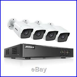 ANNKE 5MP CCTV Camera System 8CH H. 265 Pro+ DVR IP67 Home Security Kit Email IR