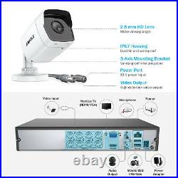 ANNKE 5MP CCTV Full HD IR Night Vision Outdoor Camera 8CH H. 265+DVR Security Kit