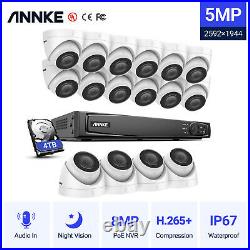 ANNKE 5MP CCTV Security Camera System 8MP 16CH NVR Full Color Night Vision Kit