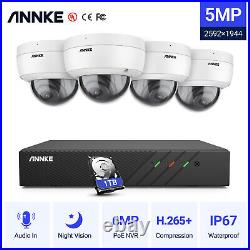 ANNKE 5MP CCTV System 8CH 6MP NVR POE IP Camera Night Vision Home Security Kit