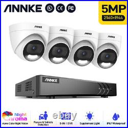 ANNKE 5MP CCTV System 8CH DVR Recorder Colorvu Night Vision Outdoor Security Kit