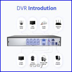 ANNKE 5MP CCTV System 8CH H. 265+ DVR True Color Night Vision Camera Security Kit