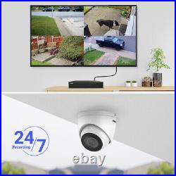 ANNKE 5MP CCTV System Color Night Vision POE IP Camera 6MP 8CH H. 265+ NVR Kit 1T