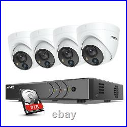 ANNKE 5MP CCTV System Dome PIR Camera Outdoor 8CH DVR Home Security System Kit