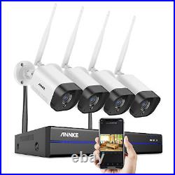 ANNKE 8CH 3MP Wireless CCTV Camera System Outdoor Security Kit NVR Night Vision