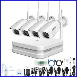 ANNKE 8CH Wireless NVR FHD 1080P CCTV Camera Remote Home Surveilalnce System Kit