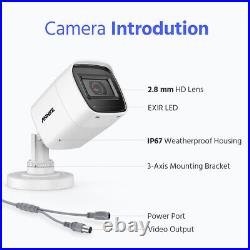 ANNKE 8MP 4K CCTV Camera System 8CH H. 265 DVR Video Outdoor Night Vision Kit IR