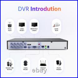 ANNKE 8MP 8CH CCTV System Full Color Night Vision Camera 4K H. 265+ Video DVR Kit