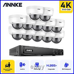 ANNKE 8MP AI CCTV POE Security System 16CH 4K UHD Network NVR Night Vision Kit