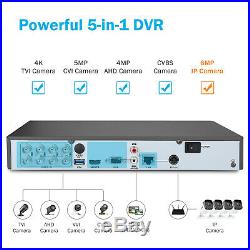 ANNKE 8MP CCTV 4K UHD DVR 8CH System Outdoor VIVID HD Camera Security Kit IP67