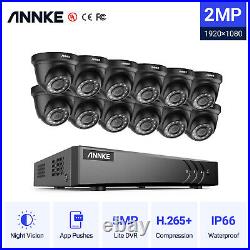 ANNKE 8/16CH 1080P CCTV Security System IP66 5MP Lite DVR IP66 Night Vision Kit