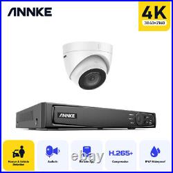 ANNKE 8 16CH 4K CCTV POE Security System 8MP Video NVR Kit Audio in Night Vision