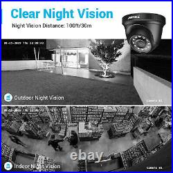 ANNKE 8+2CH 5MP Lite DVR 3000TVL CCTV Camera Home Security System Kit Night IP66