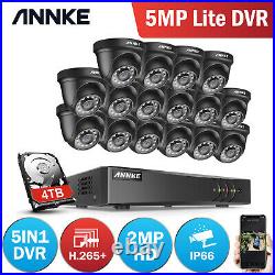 ANNKE CCTV Outdoor System 5MP Lite H. 264+ DVR Night Vision Camera Security Kit