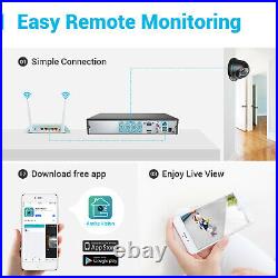 ANNKE CCTV Outdoor System 5MP Lite H. 265+DVR Night Vision Camera Security Kit IR