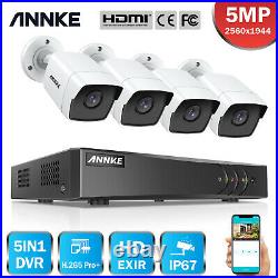 ANNKE CCTV System 5MP Lite 8CH DVR Outdoor 5MP Camera Home Security System Kit