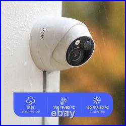 ANNKE Dome PIR 5MP CCTV Outdoor Camera System 8CH Video DVR Night Vision 2TB Kit
