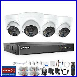 ANNKE Dome PIR 5MP Camera 8CH 4K Video 8MP DVR Home Surveillance CCTV System Kit