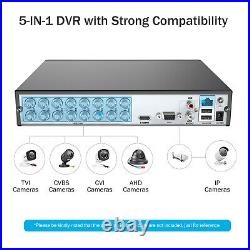 ANNKE Full Channel 8+2/16+2CH DVR Recorder Remote for Home Security System Kit