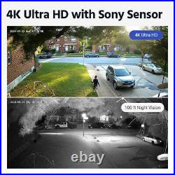 ANNKE H800 CCTV Audio Camera 8CH 4K Video NVR PoE Kit Person/Vehicle Detection