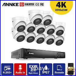 ANNKE H800 CCTV POE Security 4K Video 8MP System Kit 8/16CH NVR Home Security UK