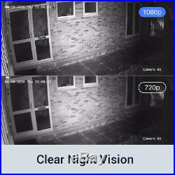 ANNKE Outdoor 3000TVL CCTV Camera 4/8CH 1080P Lite H. 264+DVR Security Camera Kit