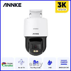 ANNKE PoE 5MP PT Security IP Camera Color Night Vision Two-Way Audio For NVR Kit